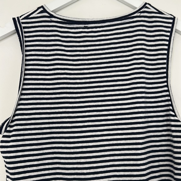 J. Crew Factory Striped Tie-Front Tank Top, Small - Picture 7 of 8